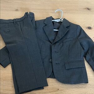 Janie and Jack Dark Gray Blazer and Pants